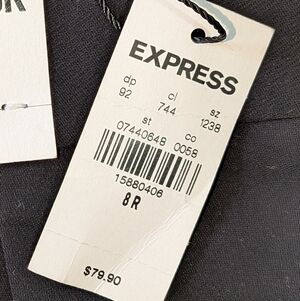 Express Black Flare Super High Rise Pants